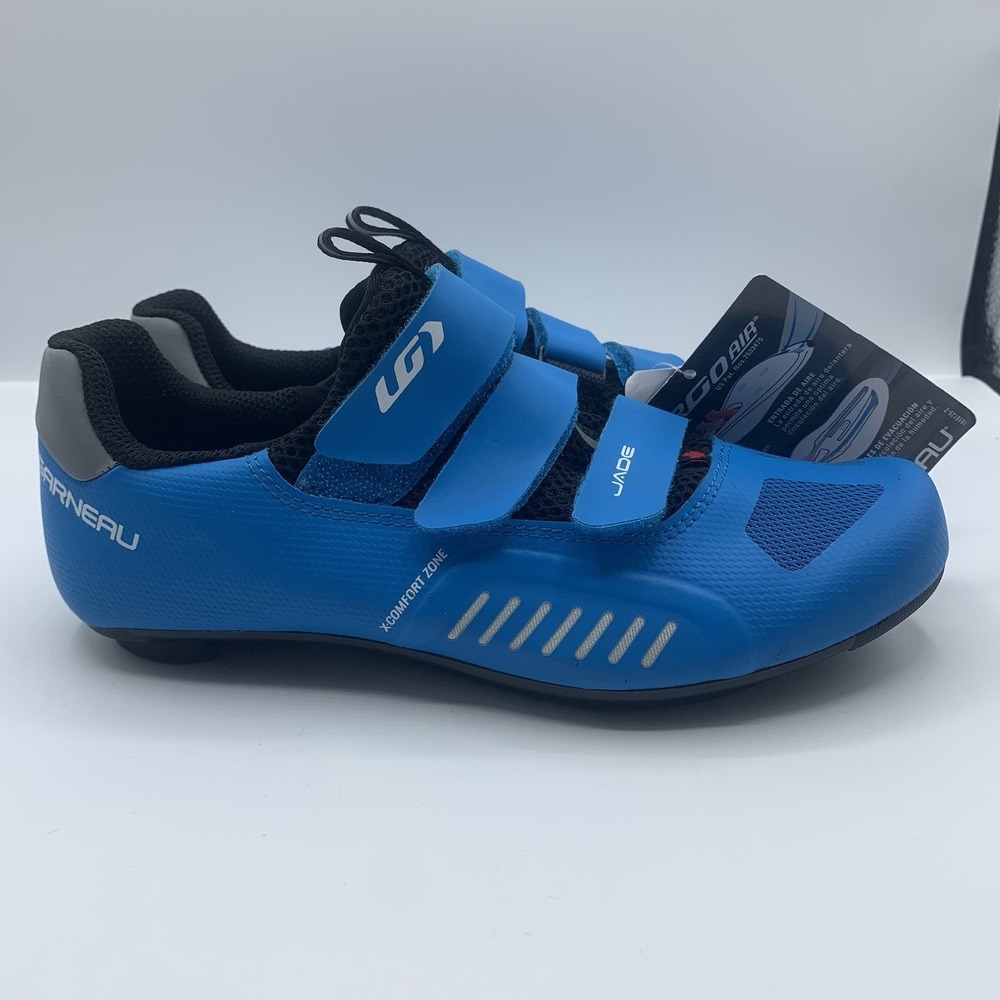 Louis Garneau Jade XZ Womens Road Bike Shoes EU 37 US 6.5 Blue 3 Bolt - Picture 3 of 7